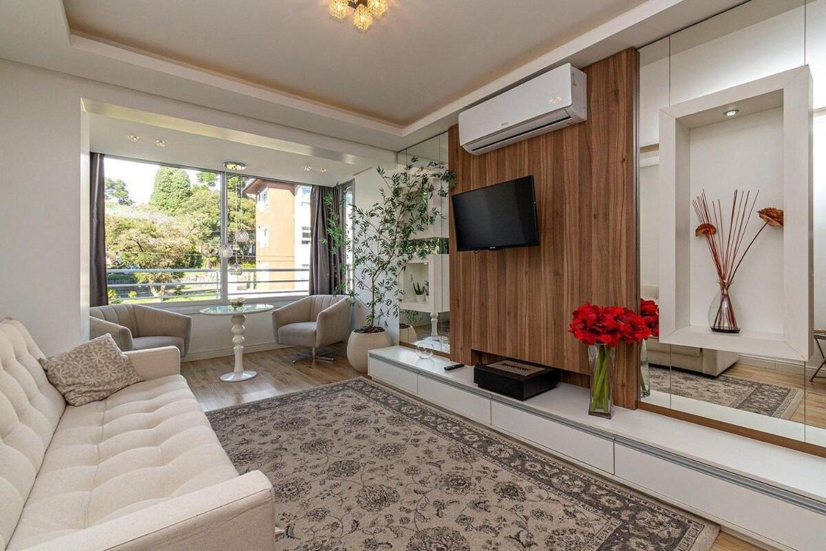 Rosa Edificio Parque Da Vinicola Apartment Грамаду Екстериор снимка